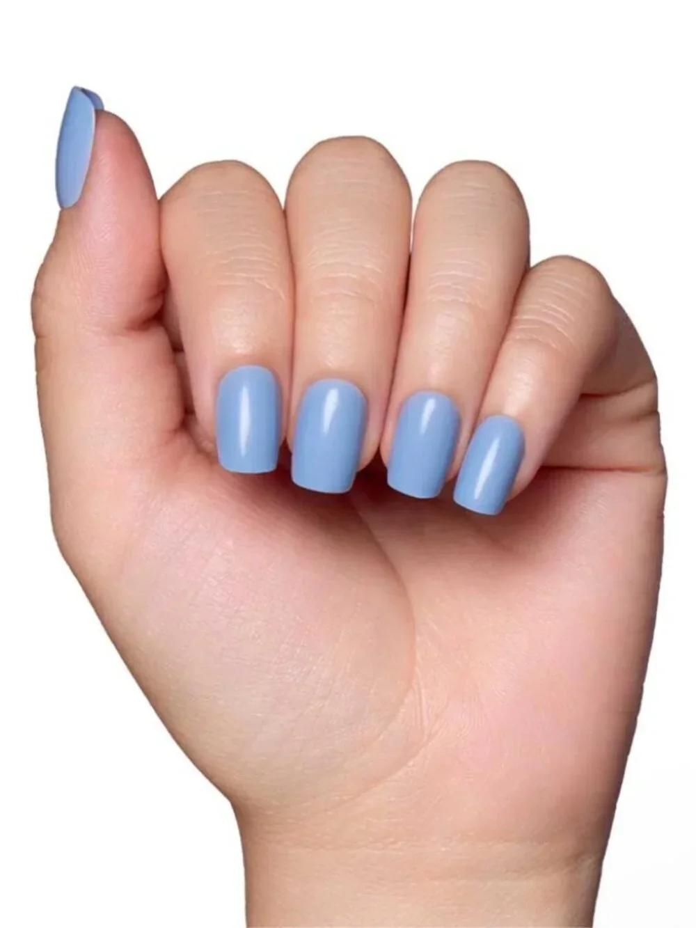 Glamnetic Cashmere Blue Press On Nails NWT